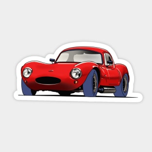 Ginetta G4 Vintage Sports Car in Red Sticker